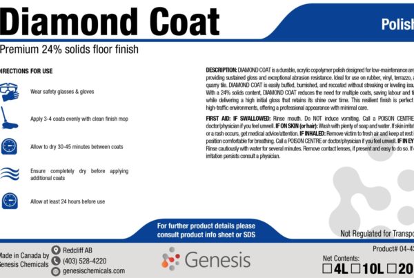 Diamond coat floor finish