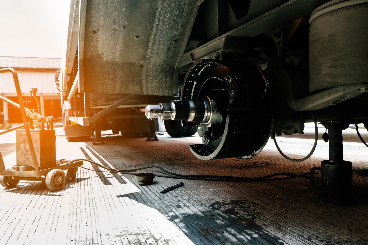Industrial Degreasing Solutions - Trailer Brakes
