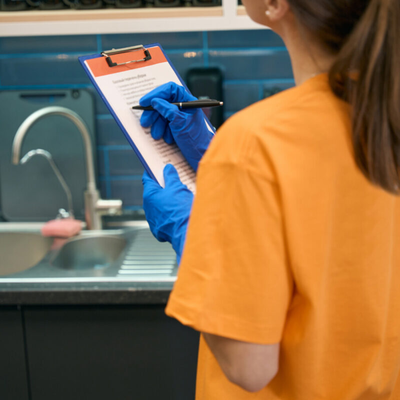 Building Wide Commercial Disinfecting - Cleaning Checklist