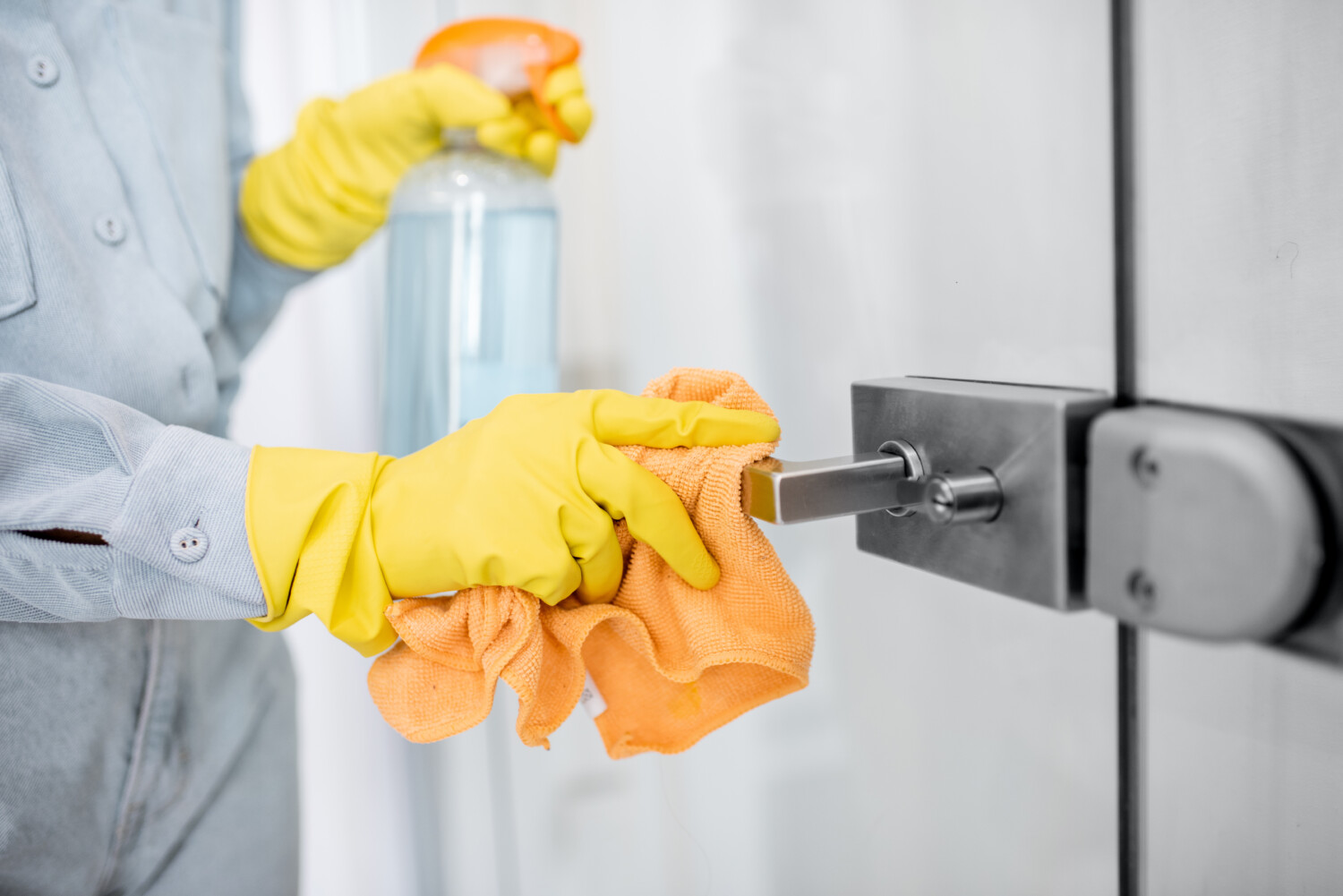 Building Wide Commercial Disinfecting - Door Handle Sanitization