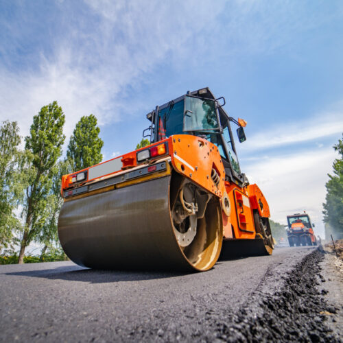 Heavy Equipment, Construction & Mining Cleaning Solutions - Asphalt Paver